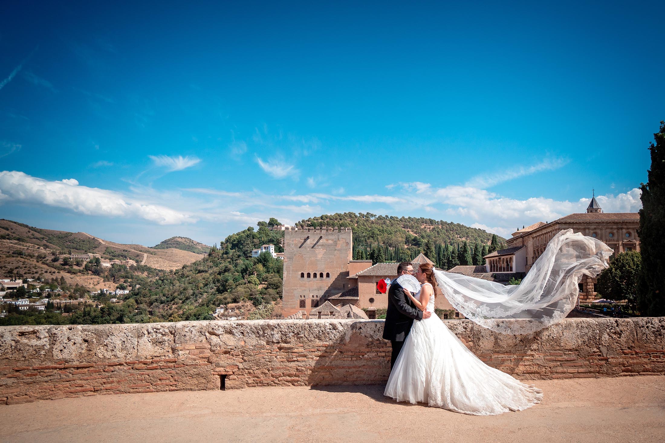 Reportaje de boda en Alhambra
