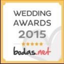 WedFotoNet ganador Wedding AWARDS 2015 de Bodas.net