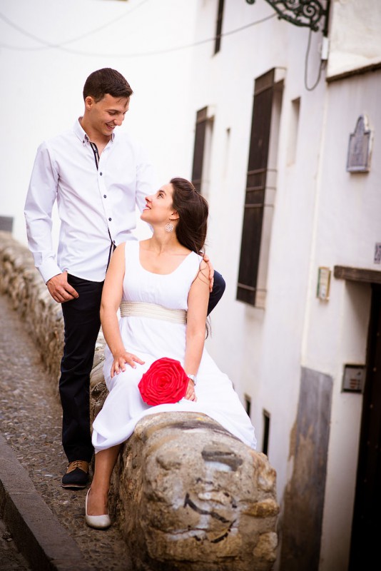 Una pre boda romántica en Albaicin.  